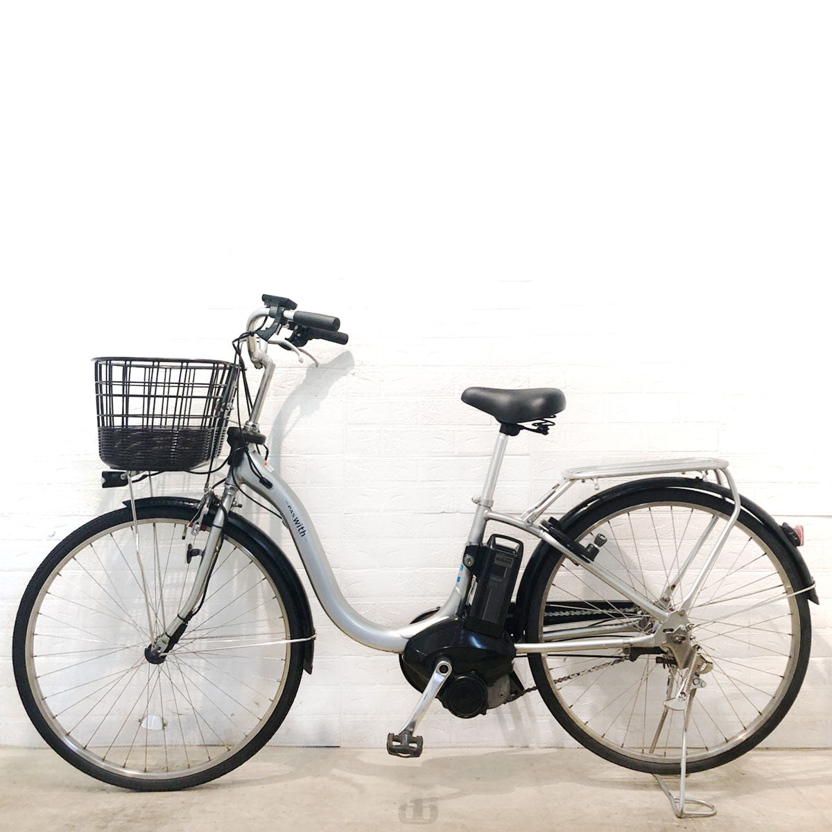 ヤマハ PAS With パス ウィズ シルバー 26インチ YU016 【中古車】