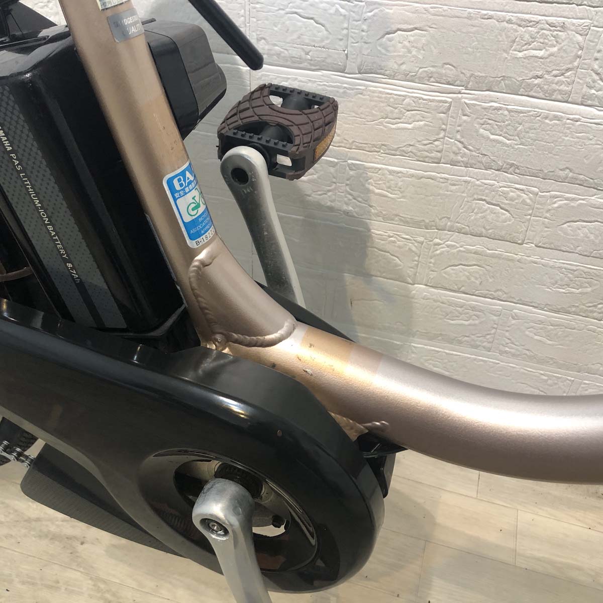 中古電動自転車 ブリヂストン アシスタDX ゴールド 24インチ YG024