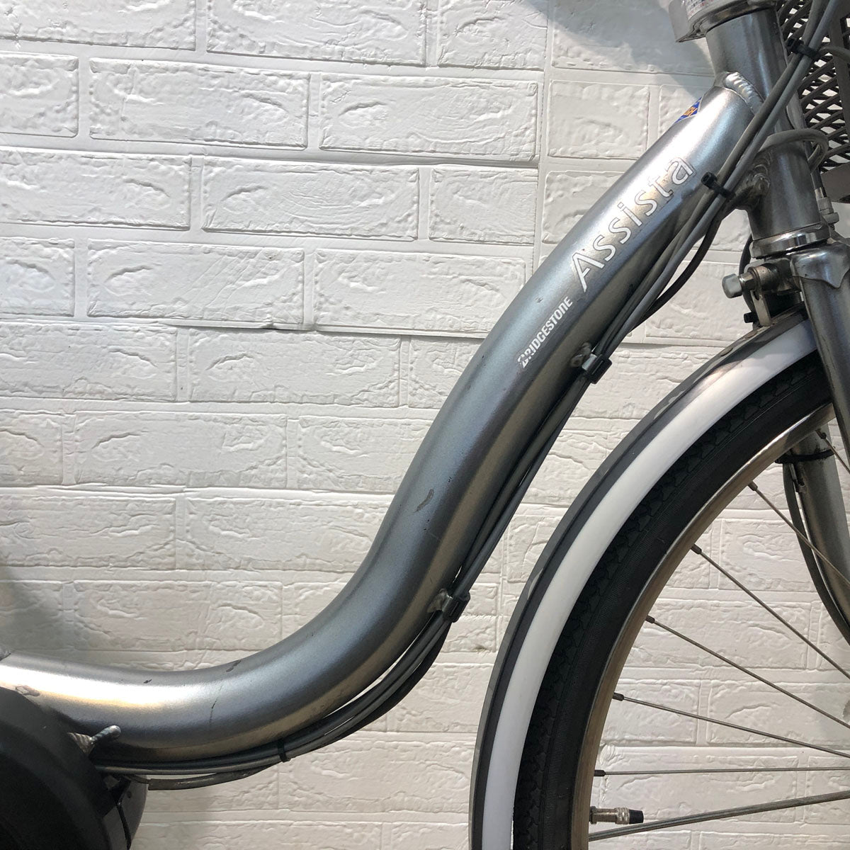 № 3125 ブリヂストン アシスタ　26インチ レッド アシスタベーシック ブリヂストン(BRIDGESTONE) 電動自転車