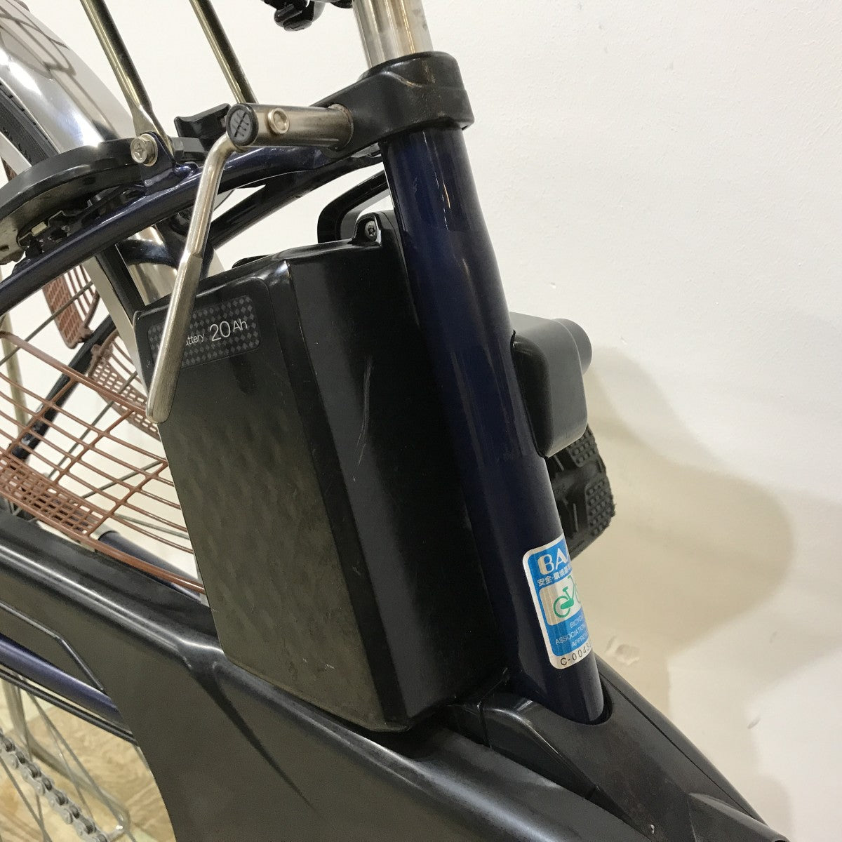 中古電動自転車 パナソニック ビビ ネイビー 26インチ KJ097