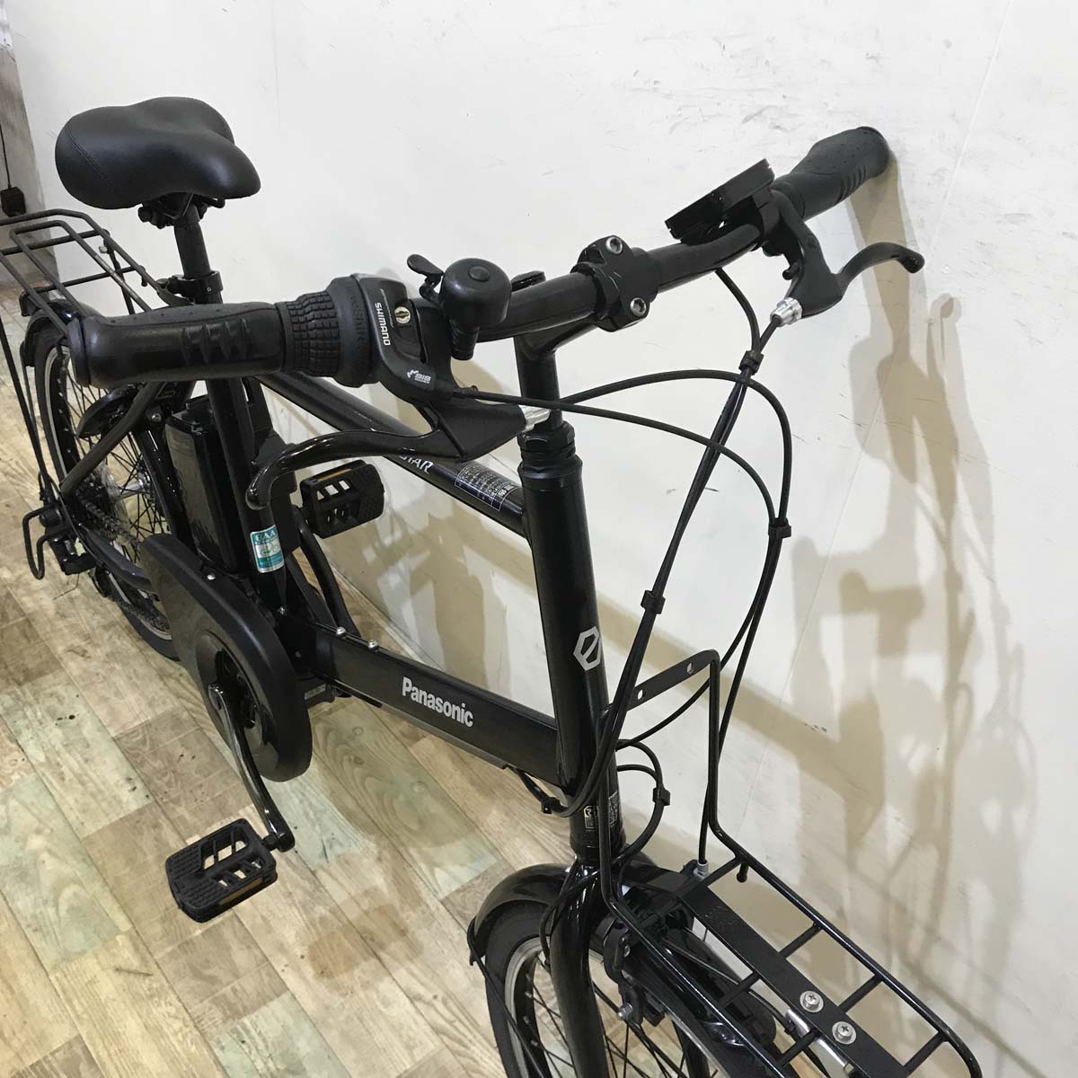 中古電動自転車 パナソニック ベロスター ミニ ブラック 20インチ