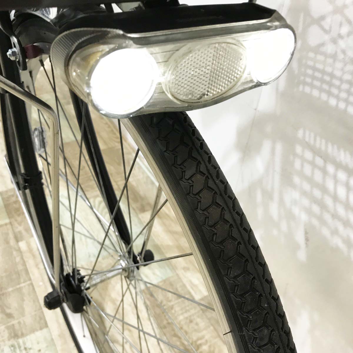 中古電動自転車 パナソニック ビビ ネイビー 26インチ KJ097