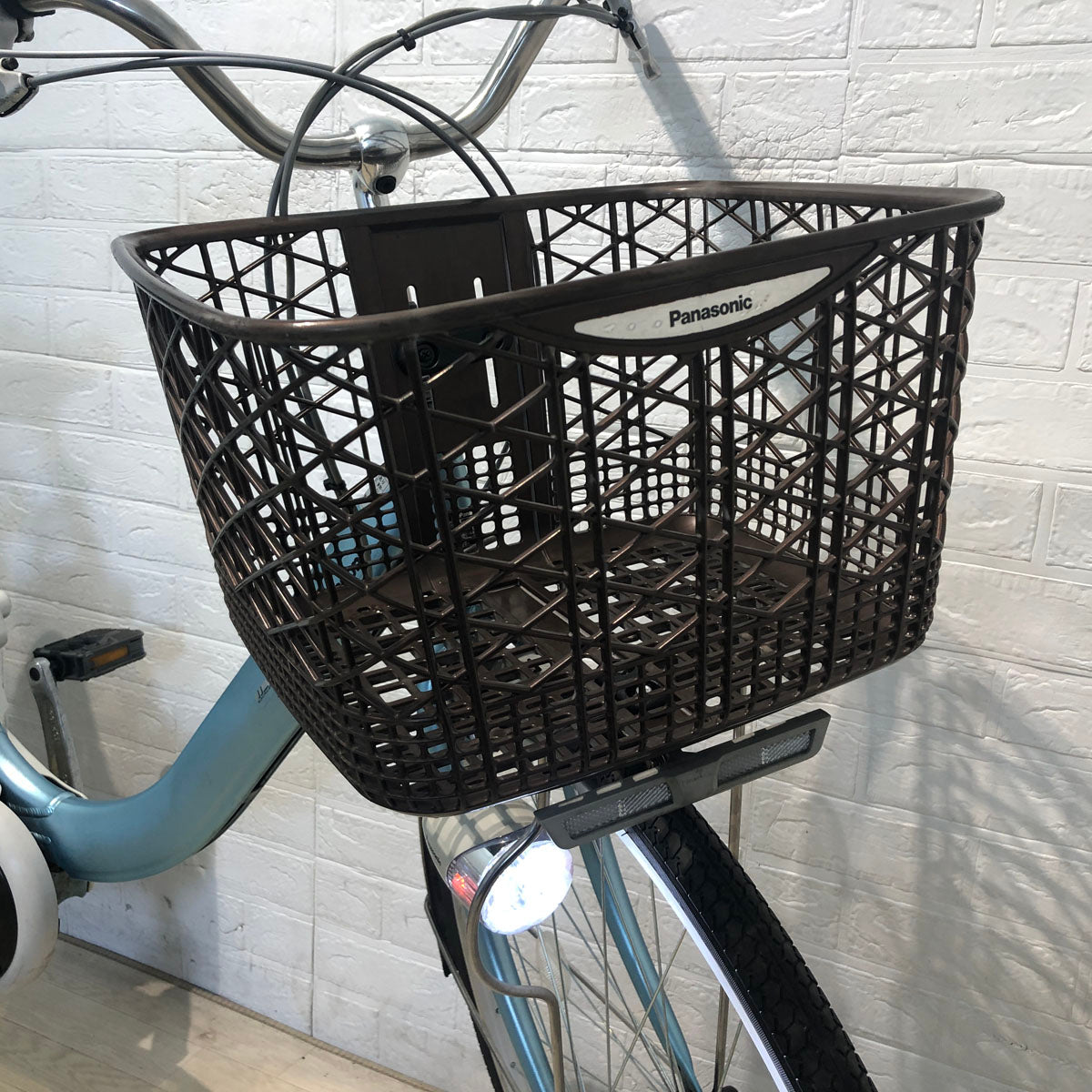 中古電動自転車 パナソニック ビビ NX ブルー 26インチ YA107