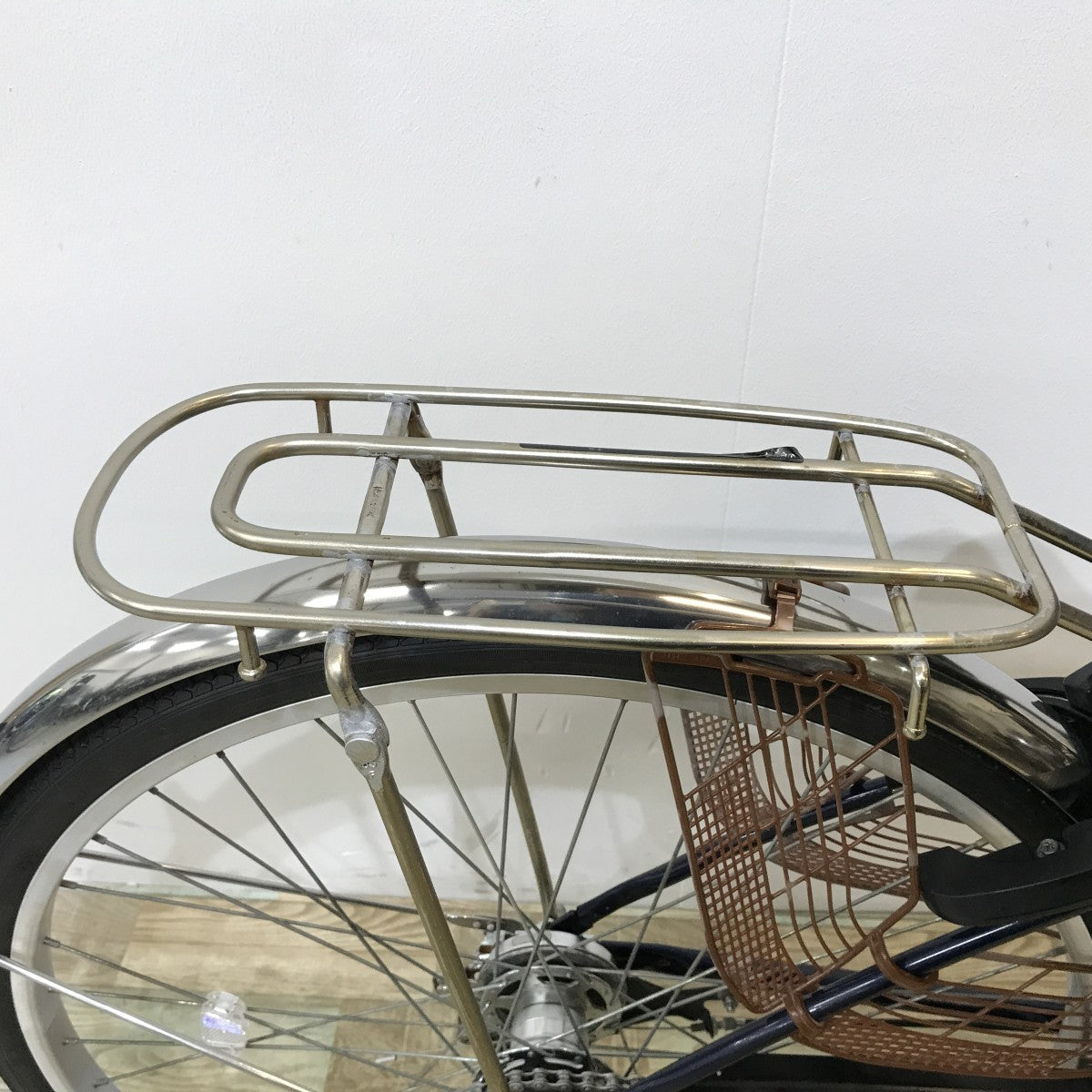 中古電動自転車 パナソニック ビビ ネイビー 26インチ KJ097