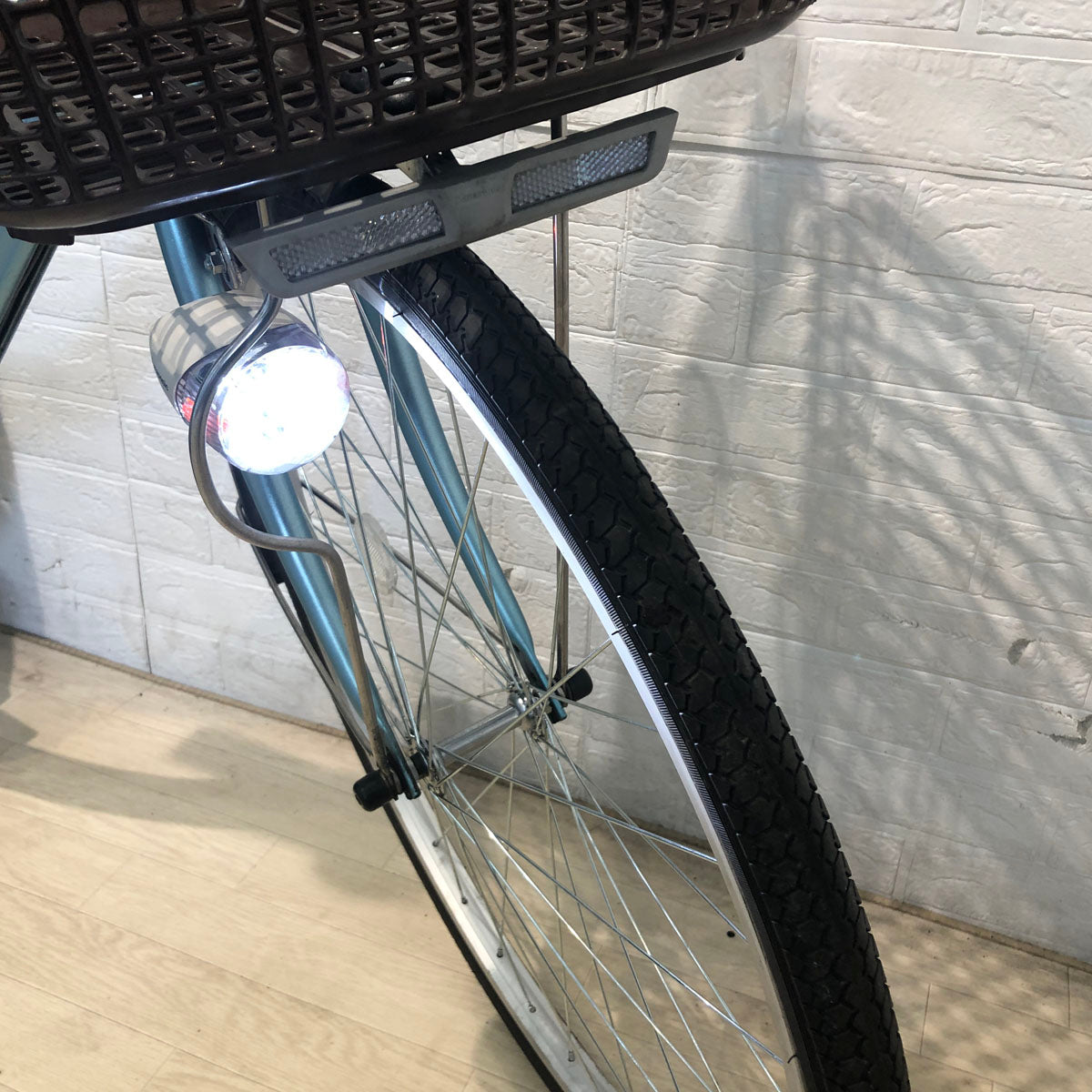 中古電動自転車 パナソニック ビビ NX ブルー 26インチ YA107