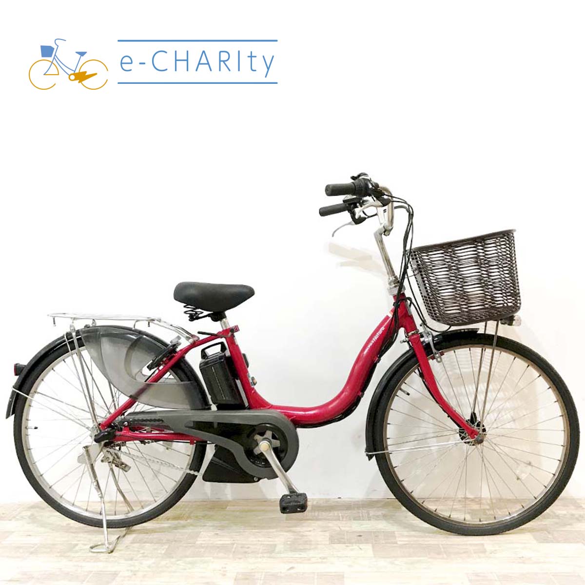 ヤマハ PAS ナチュラL レッド 24インチ KJ098 【中古車】