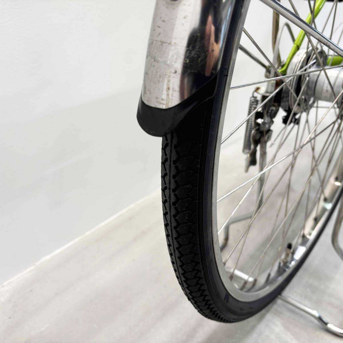 中古電動自転車 パナソニック ビビDX グリーン 26インチ YJ045