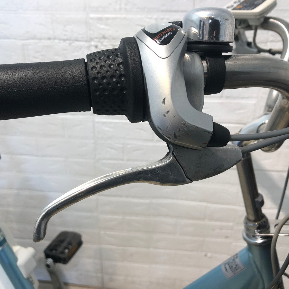 中古電動自転車 パナソニック ビビ NX ブルー 26インチ YA107