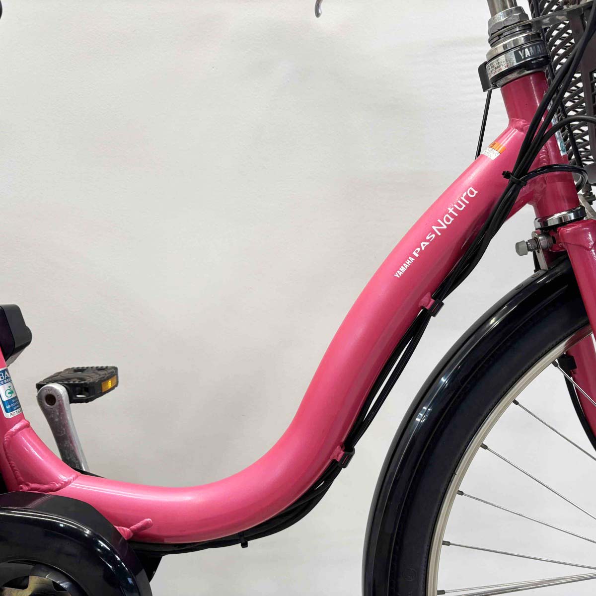 中古電動自転車 ヤマハ PAS ナチュラL ピンク 26インチ YJ046