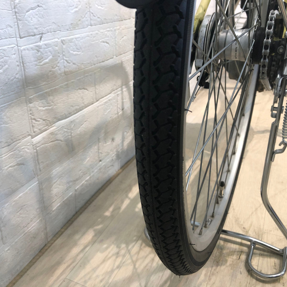 中古電動自転車 ブリヂストン アシスタ ベーシック イエロー 26インチ YA108