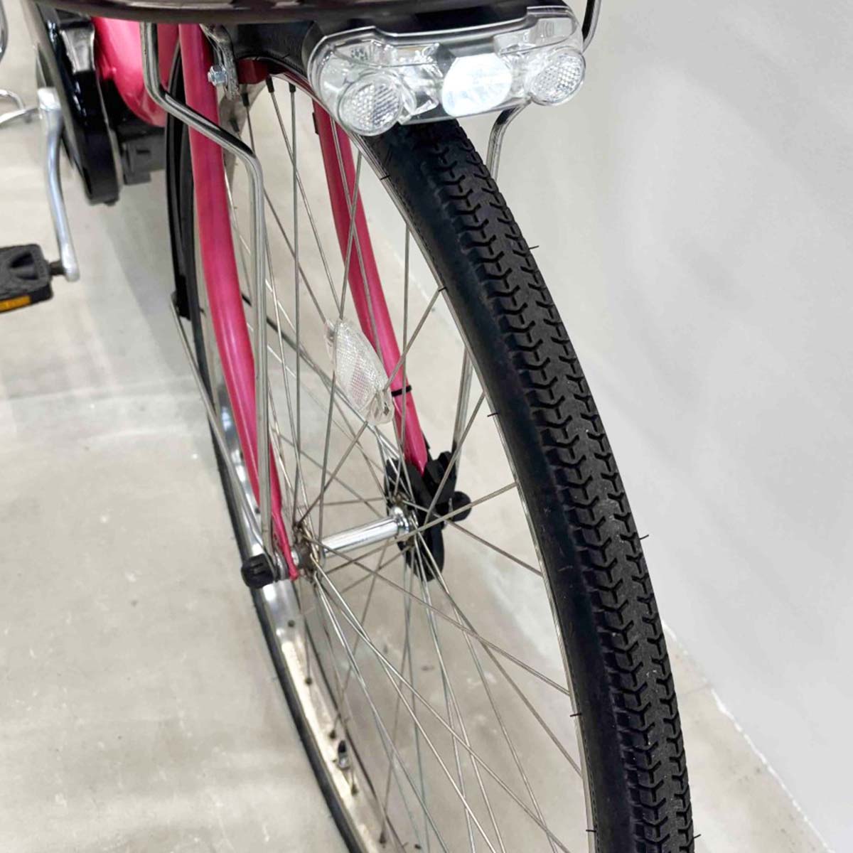 中古電動自転車 ヤマハ PAS ナチュラL ピンク 26インチ YJ046