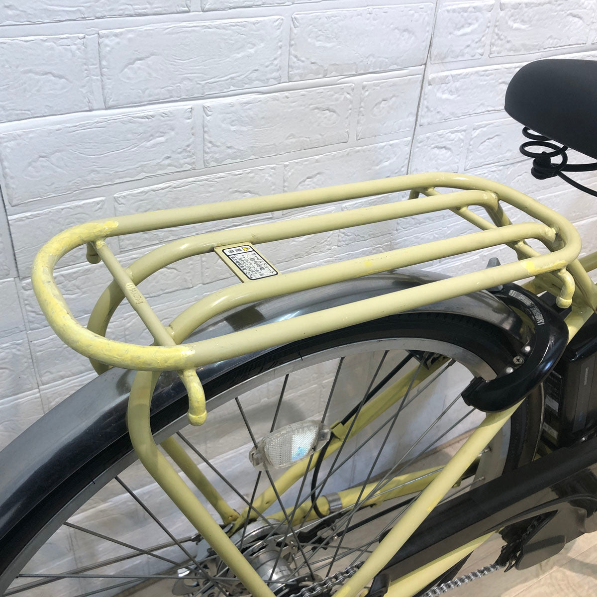 中古電動自転車 ブリヂストン アシスタ ベーシック イエロー 26インチ YA108