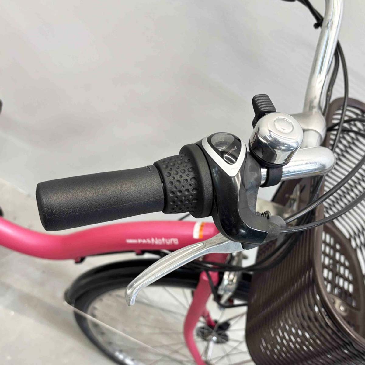 中古電動自転車 ヤマハ PAS ナチュラL ピンク 26インチ YJ046