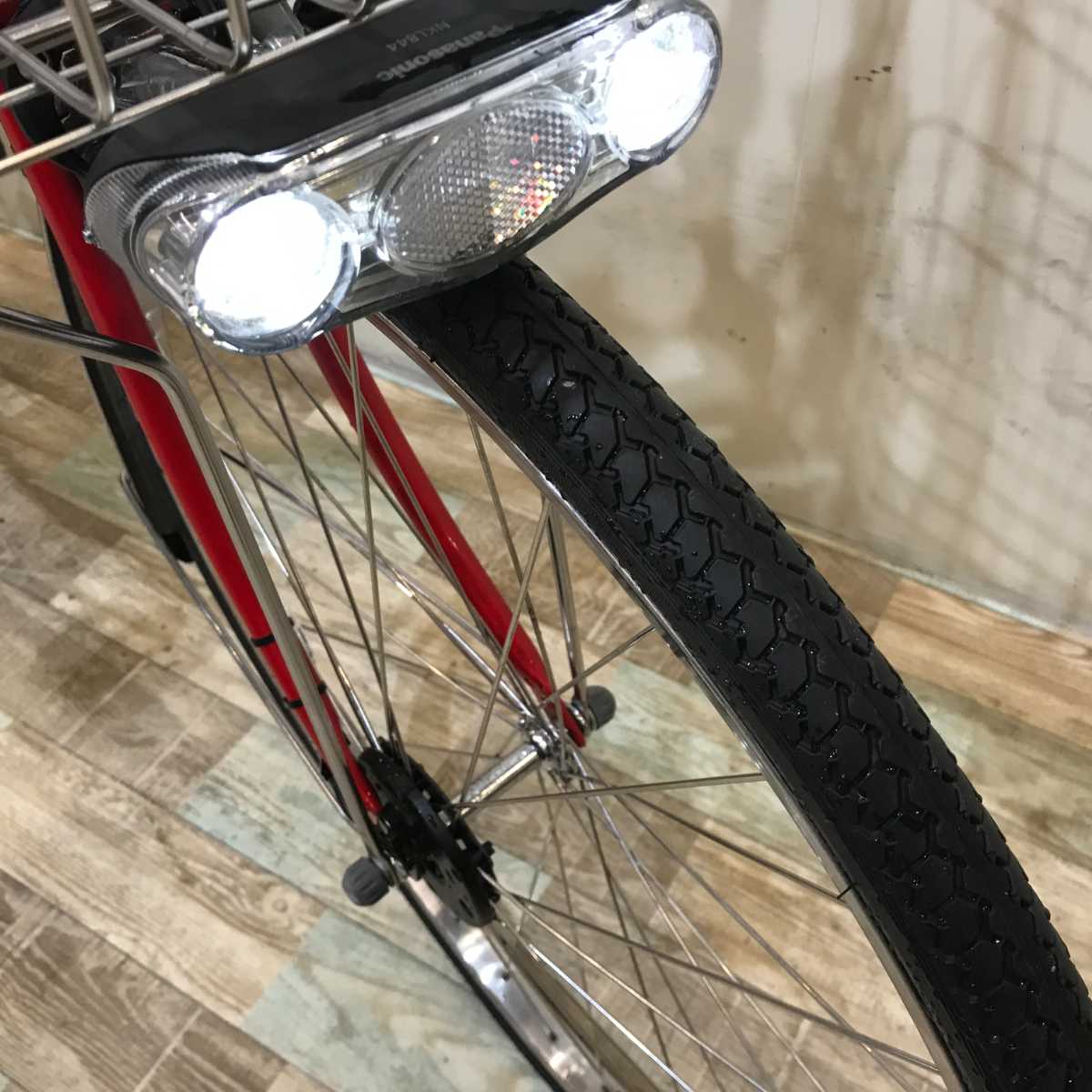 パナソニック ビビ バディ レッド 26インチ KR005  【中古車】
