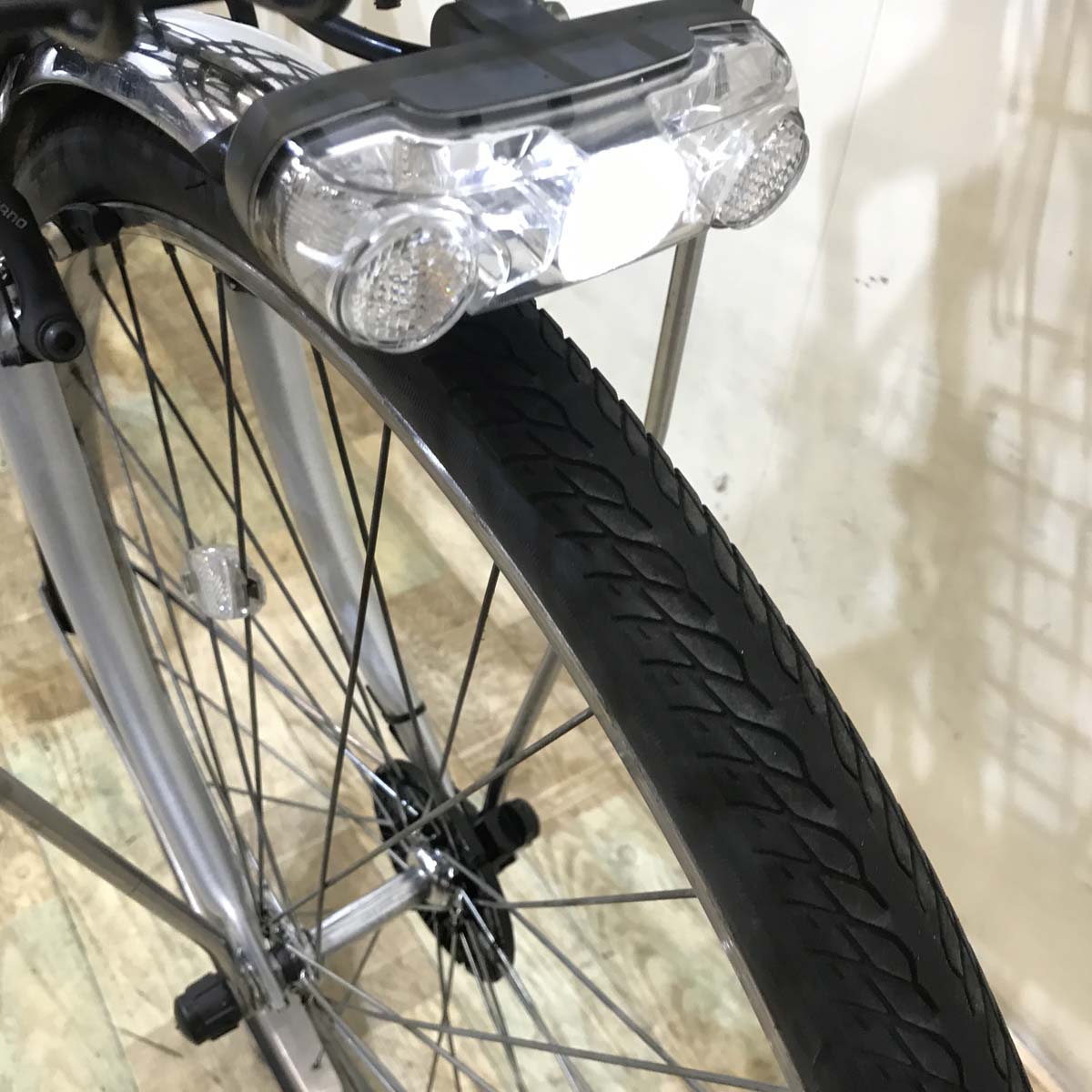中古電動自転車 ヤマハ PAS GEAR U パス ギア ユー シルバー 26インチ