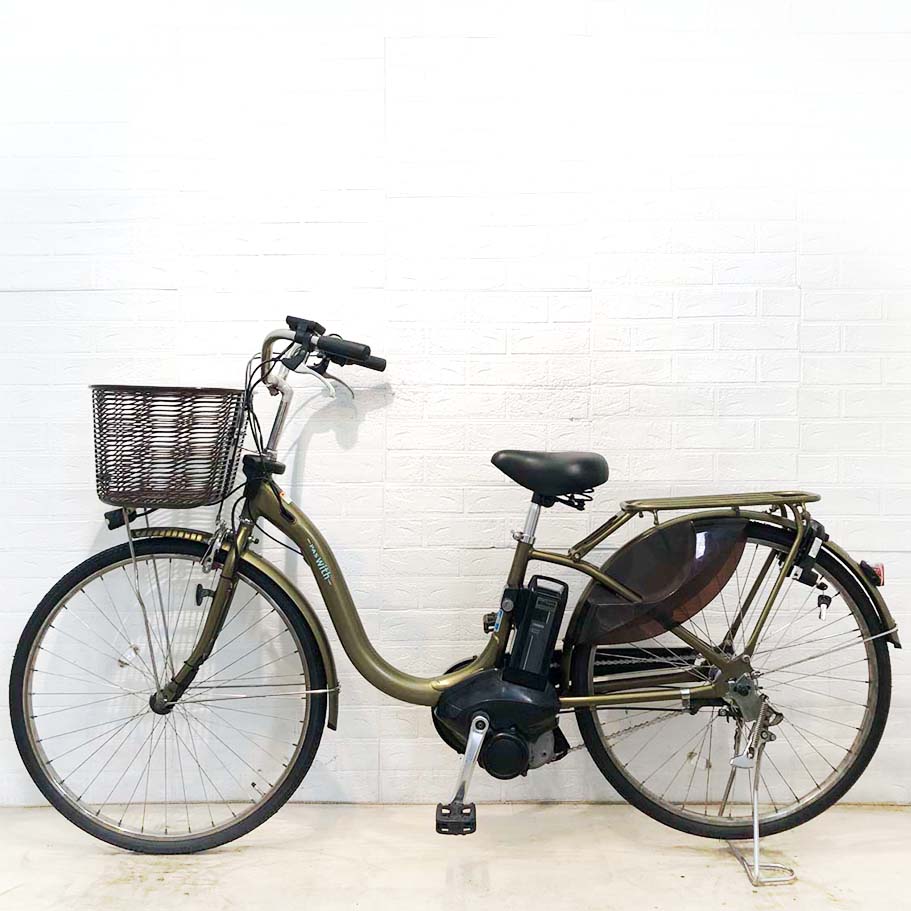 中古電動自転車 ヤマハ パスウィズDX ゴールド 26インチ YG027