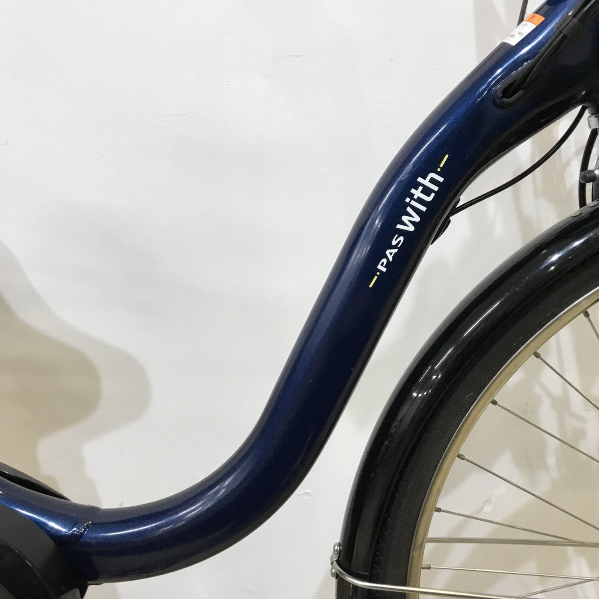 中古電動自転車 ヤマハ PAS ウィズ ネイビー 26インチ KJ100