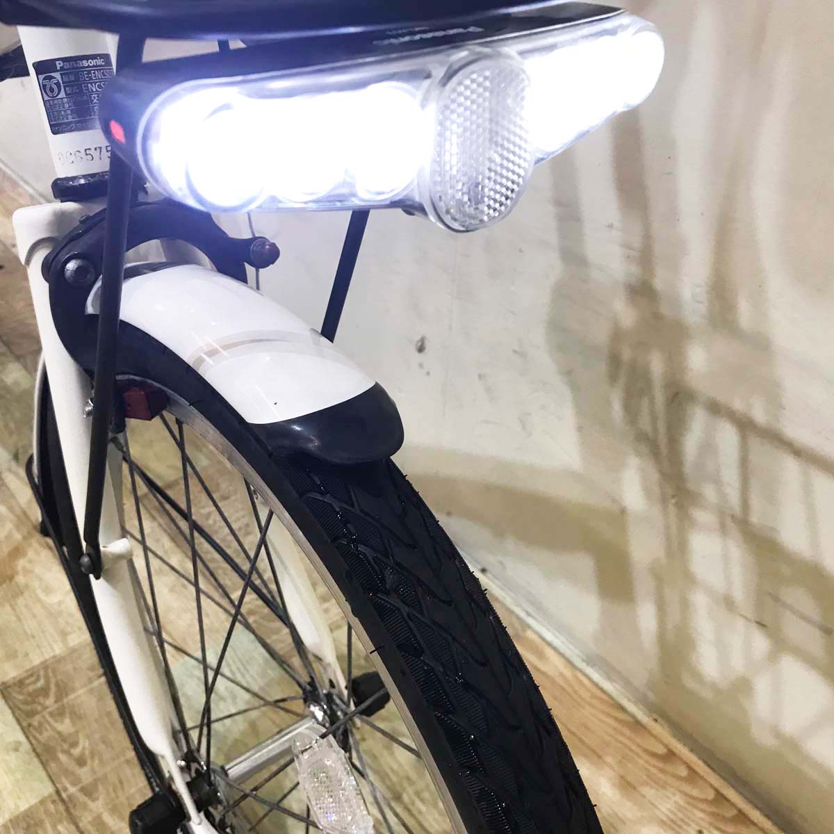 中古電動自転車 パナソニック シュガードロップ ホワイト 20インチ