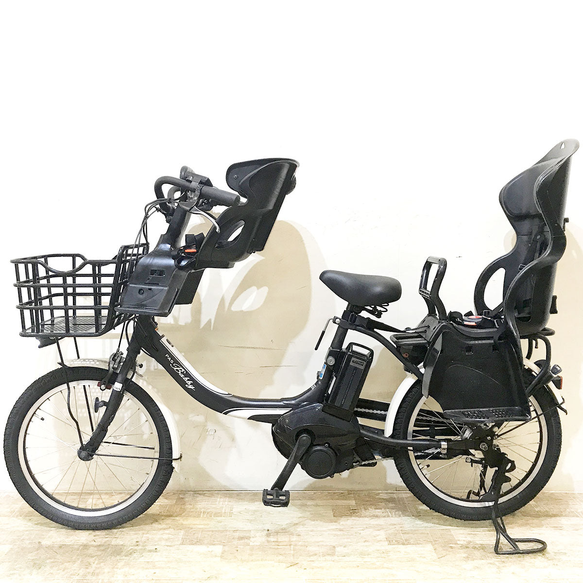 中古電動自転車 ヤマハ PAS Babby un パス バビー アン ブラック×ホワイト 20インチ KF025