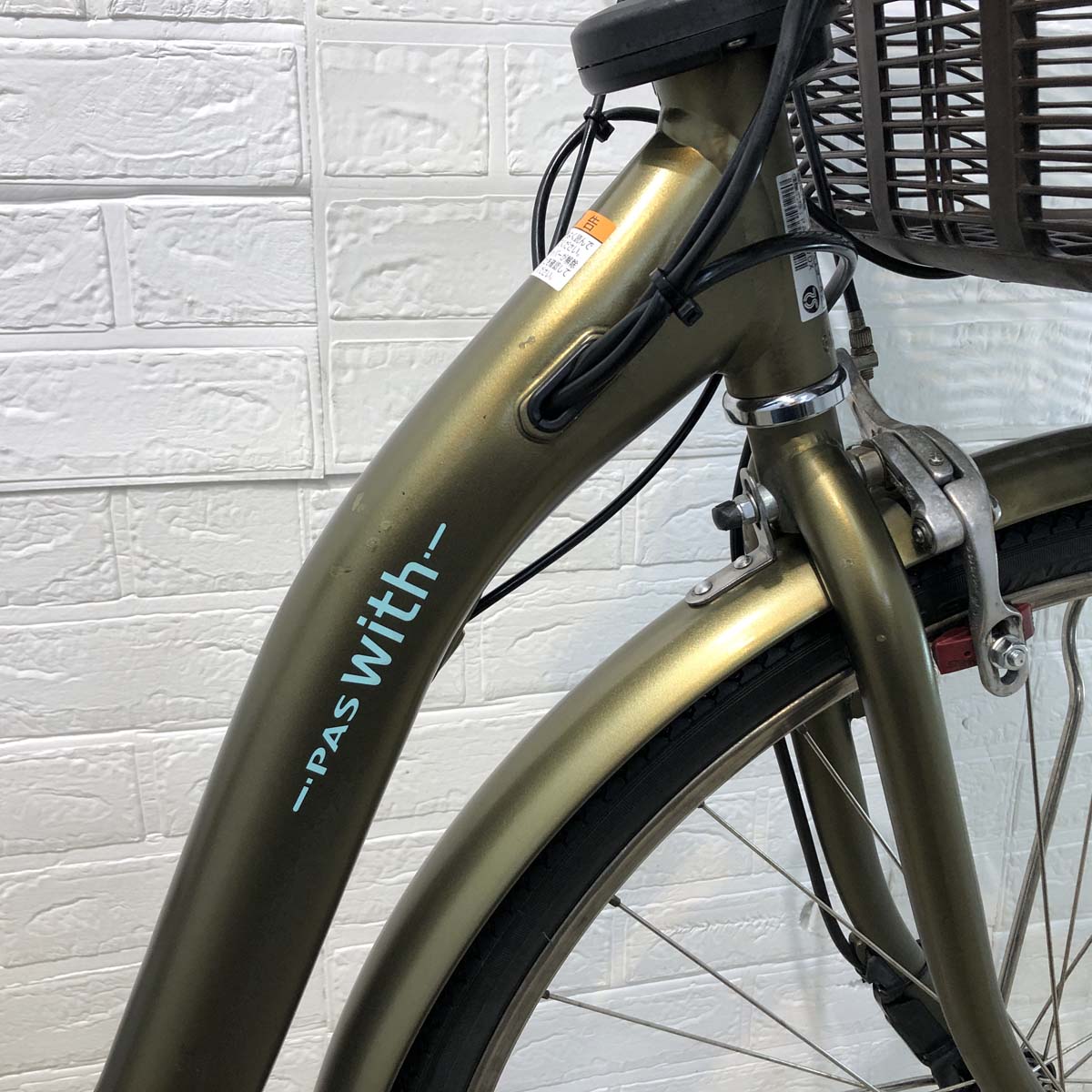 中古電動自転車 ヤマハ パスウィズDX ゴールド 26インチ YG027