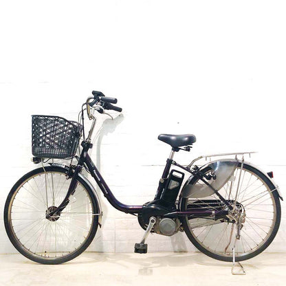 新品バッテリー パナソニック ビビ DX パープル 24インチ YA111  【中古車】