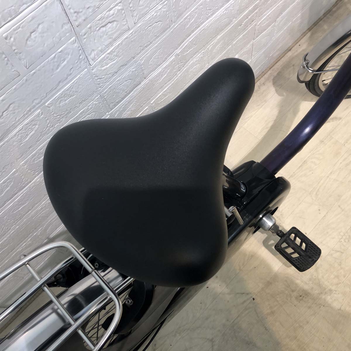 中古電動自転車 パナソニック ビビ DX パープル 24インチ YA111 
