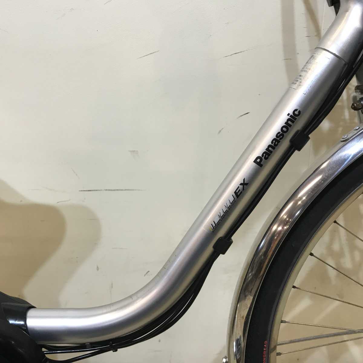 整備済☆送料込！パナソニック ビビEX 26インチ 電動アシスト中古車 パナソニック ビビ EX シルバー 26インチ KR009 【中古車】 – e-CHARIty