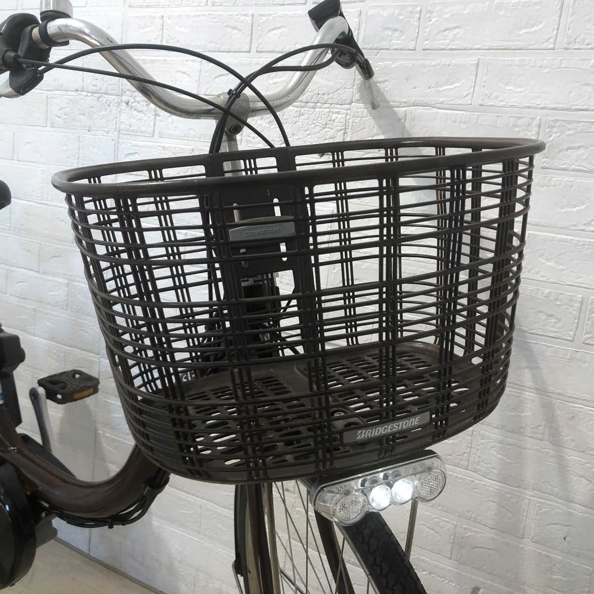 中古電動自転車 ブリヂストン アシスタ DX ブラウン 24インチ YA112