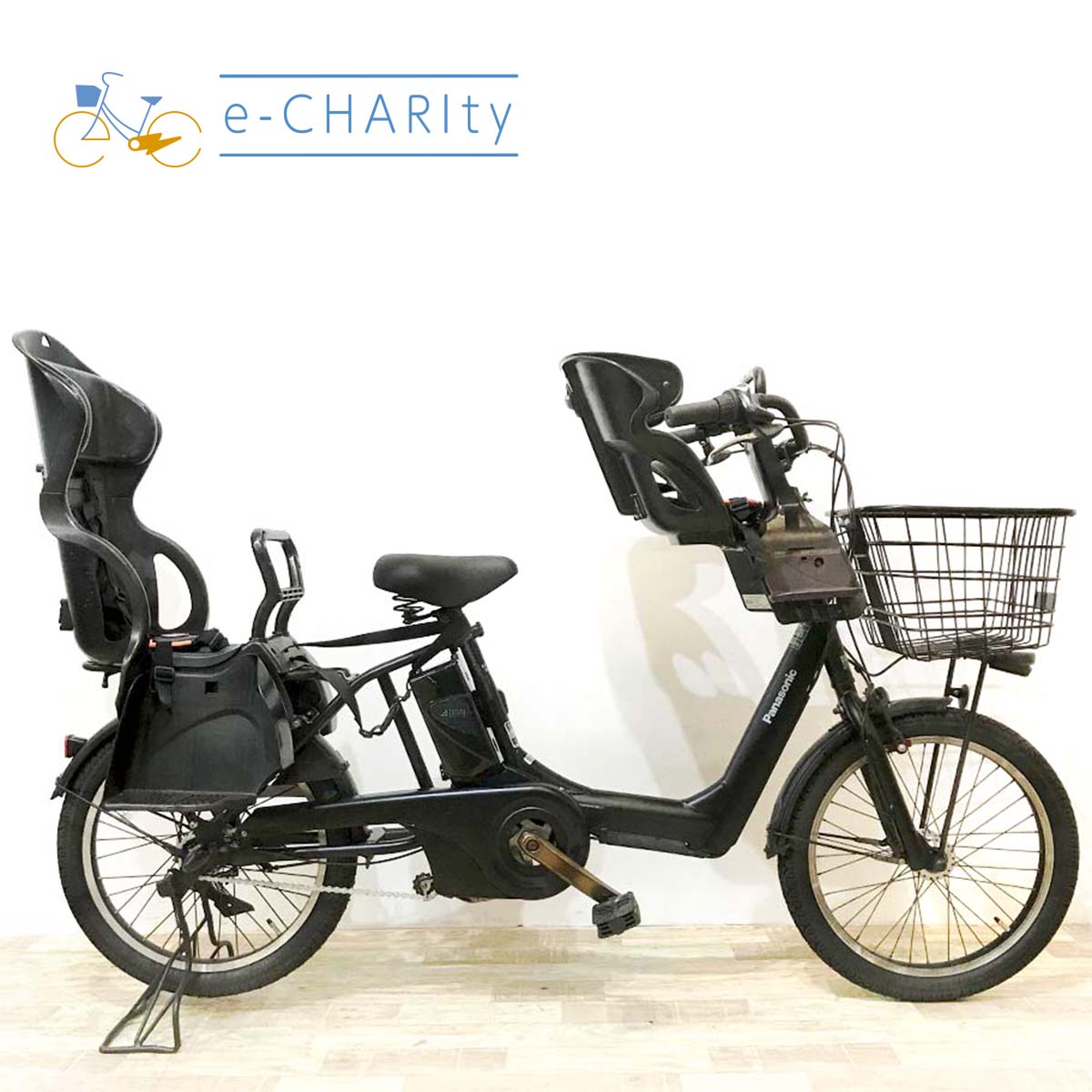 中古電動自転車 パナソニック ギュット アニーズ ブラック 20インチ KJ102