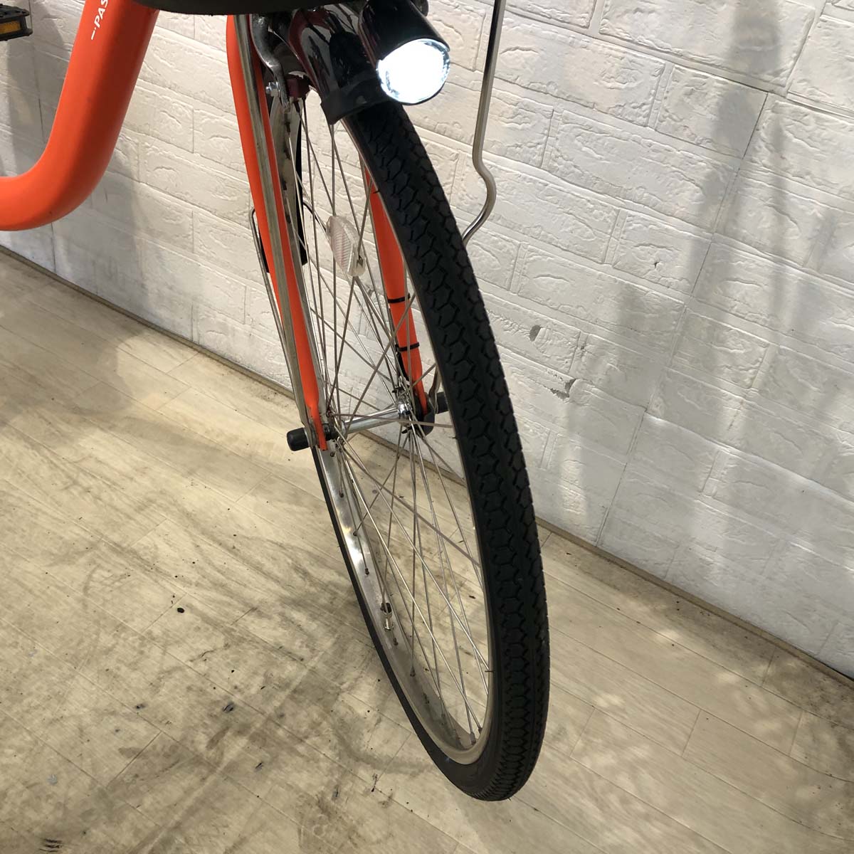 中古電動自転車 ヤマハ PAS ウィズ オレンジ 26インチ YG029
