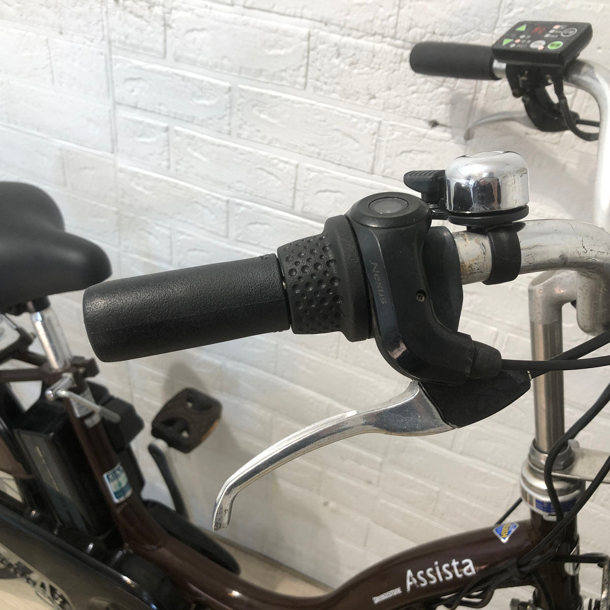 中古電動自転車 ブリヂストン アシスタ DX ブラウン 24インチ YA112