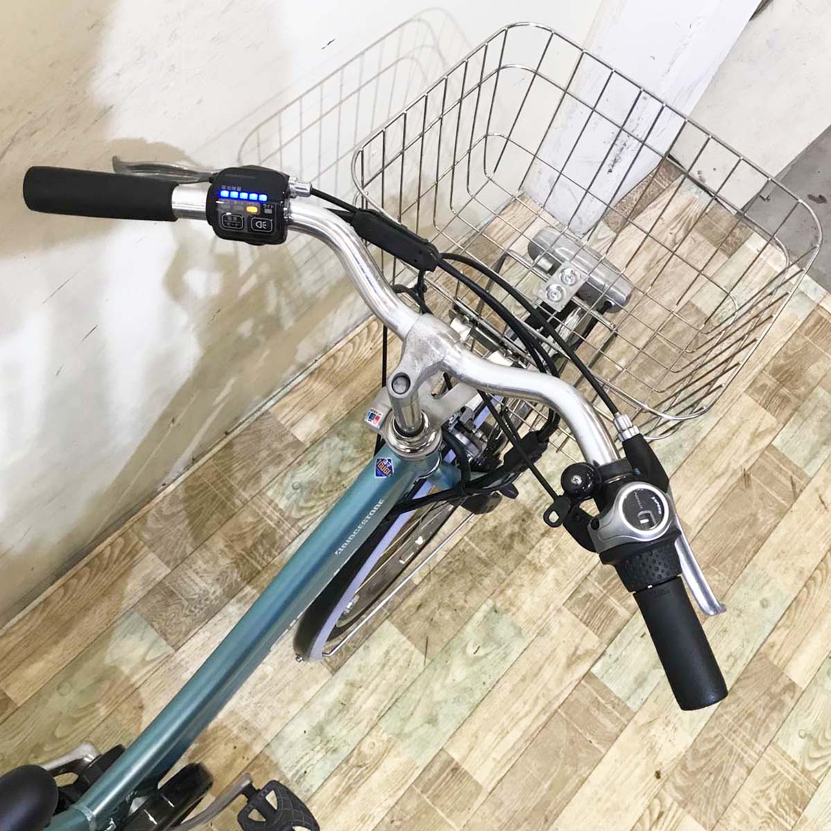 中古電動自転車 ブリヂストン アルベルト e L型 ブルー 26インチ KZ166