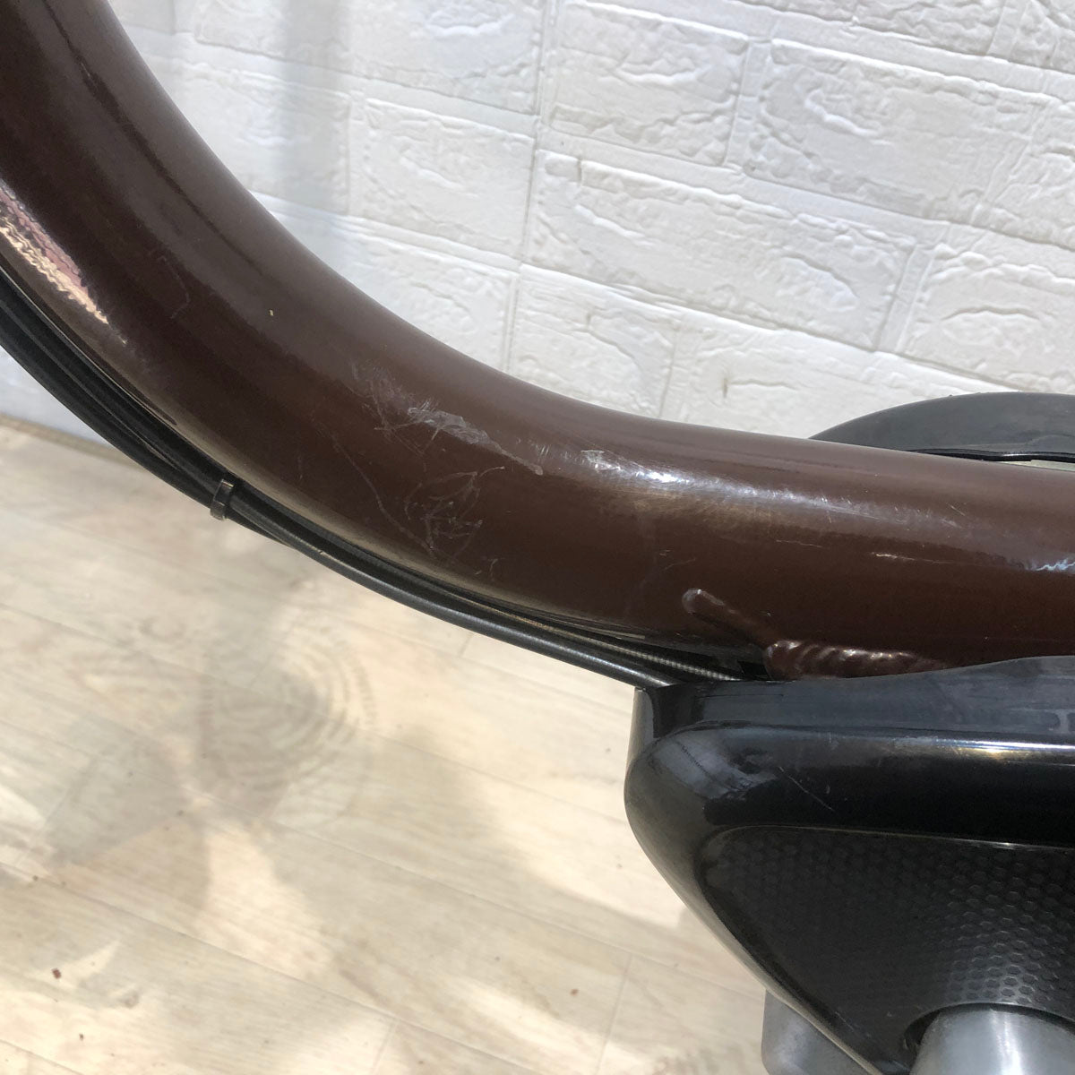 中古電動自転車 ブリヂストン アシスタ DX ブラウン 24インチ YA112