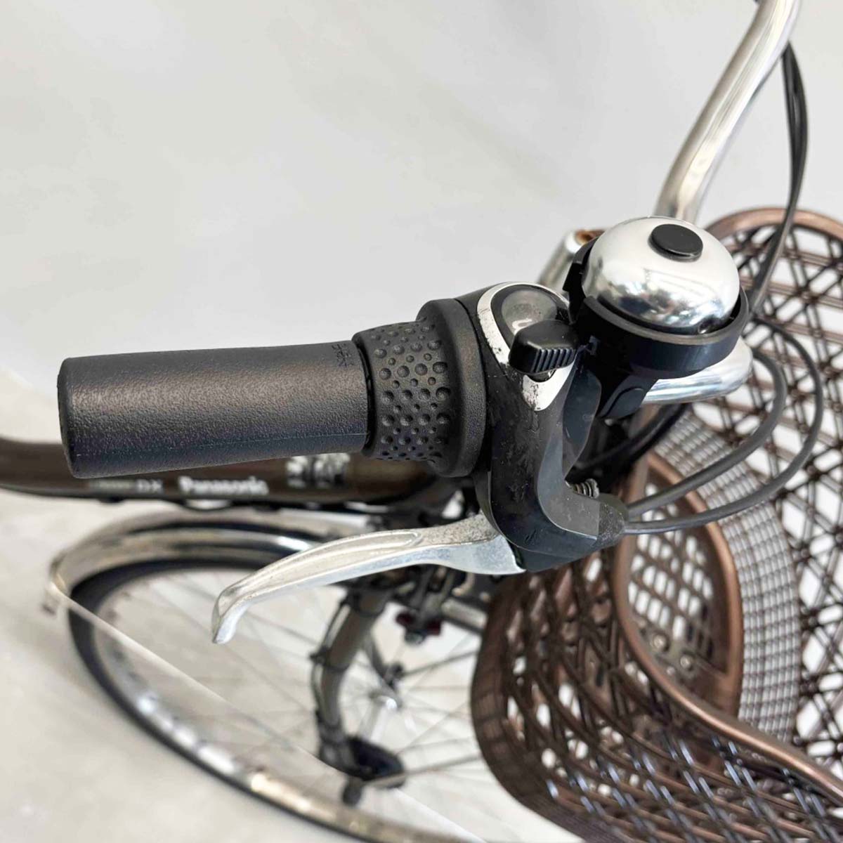 中古電動自転車 パナソニック ビビDX ブラウン 26インチ YJ048