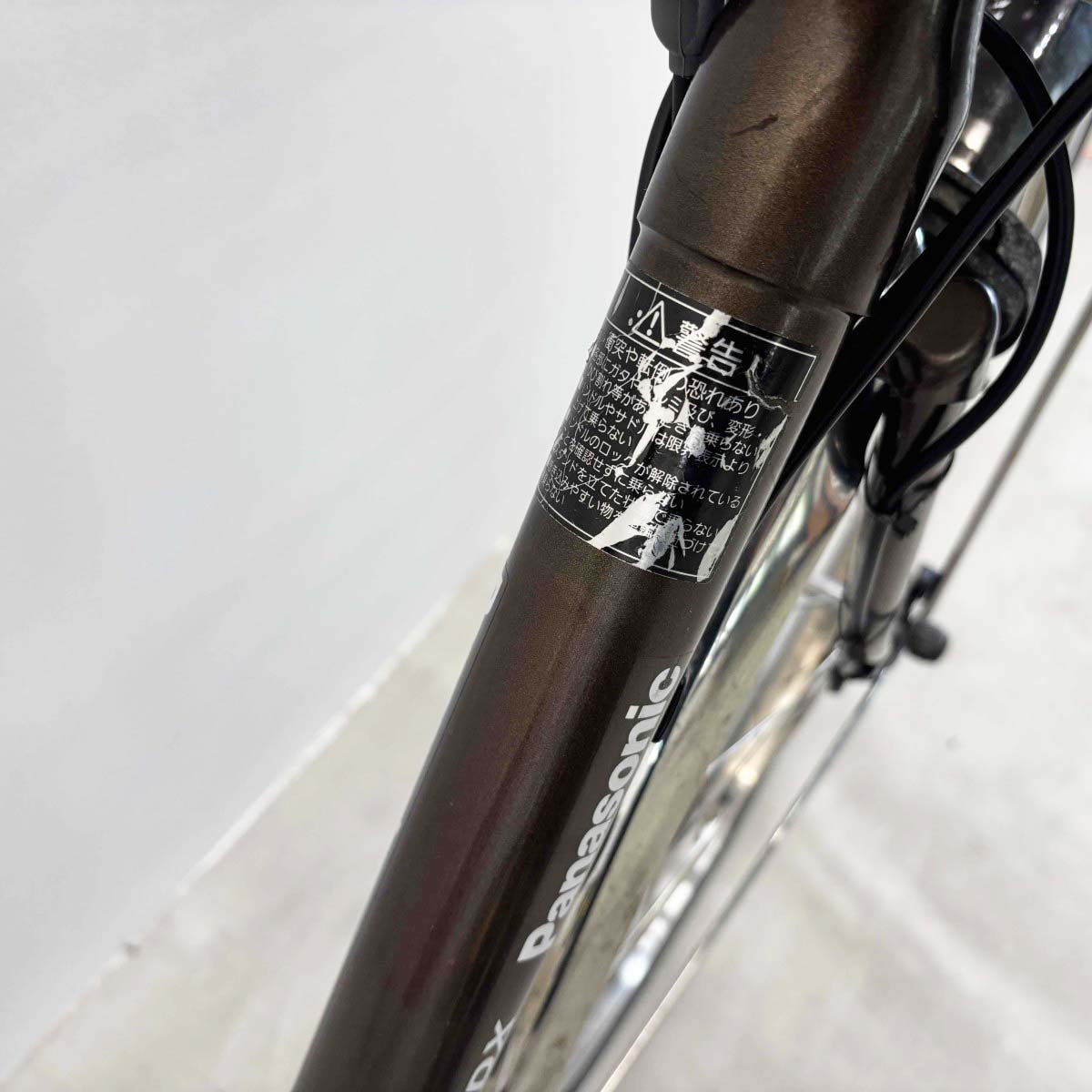 中古電動自転車 パナソニック ビビDX ブラウン 26インチ YJ048