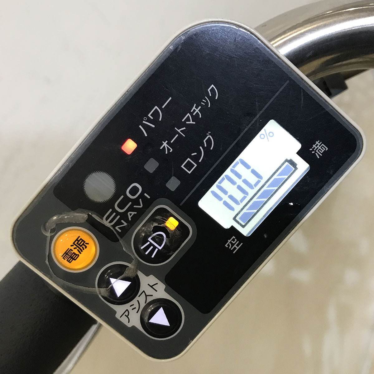 中古電動自転車 パナソニック ビビ DX シルバー 26インチ KF029 