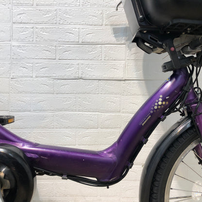 ブリヂストン アンジェリーノ プティット e パープル 20インチ YP014【中古車】