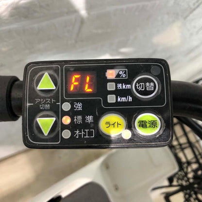 ブリヂストン ビッケ2e ホワイト 20インチ YG031 【中古車】