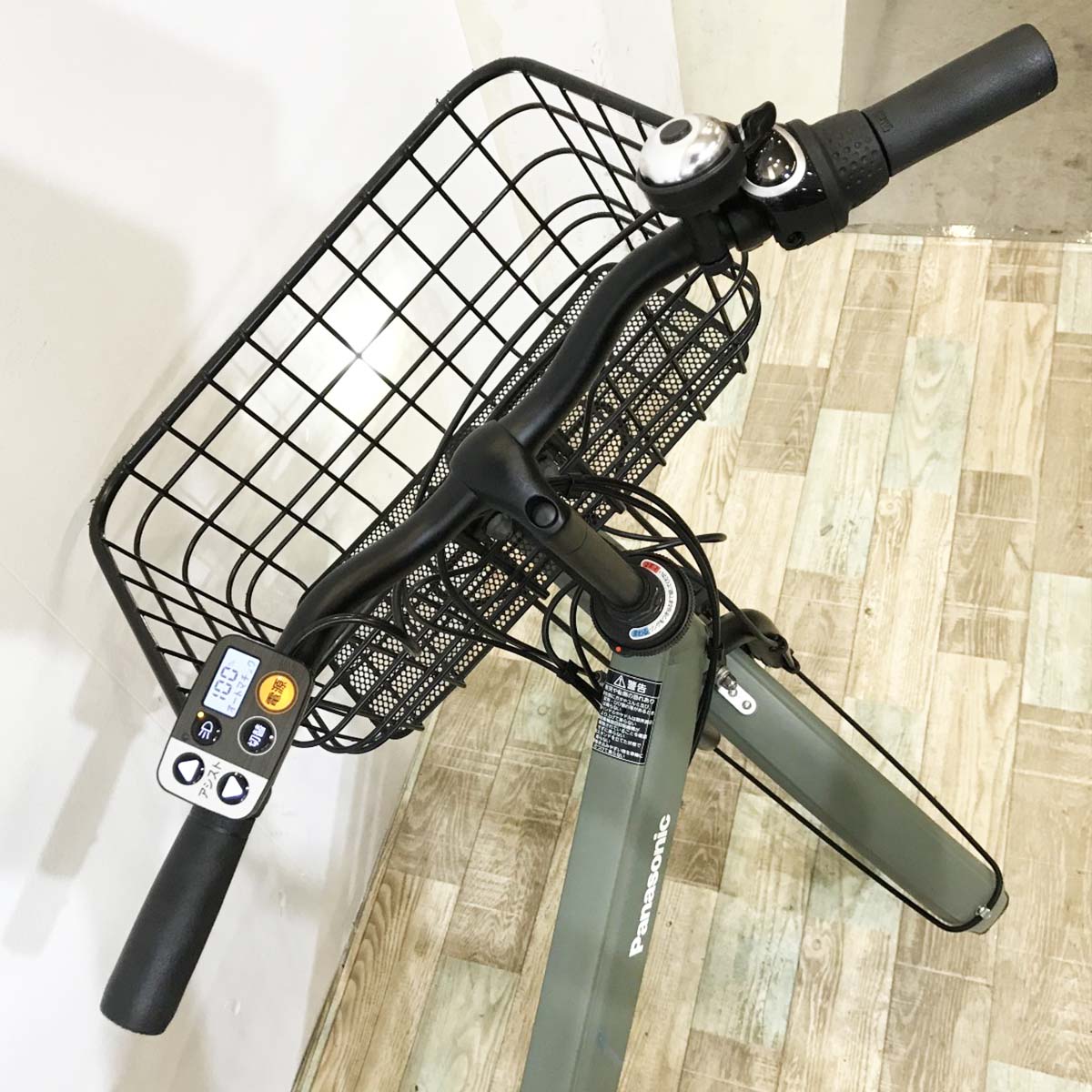 中古電動自転車 パナソニック ティモS カーキ 26インチ KJ103