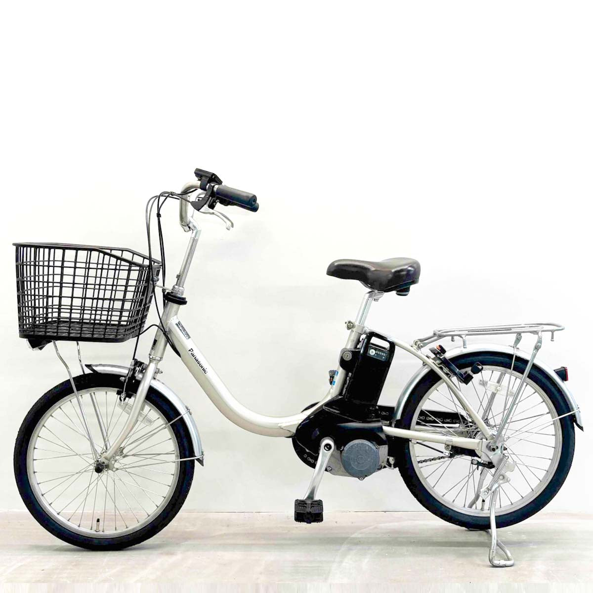 中古電動自転車 パナソニック ビビL 20 シルバー 20インチ YJ050