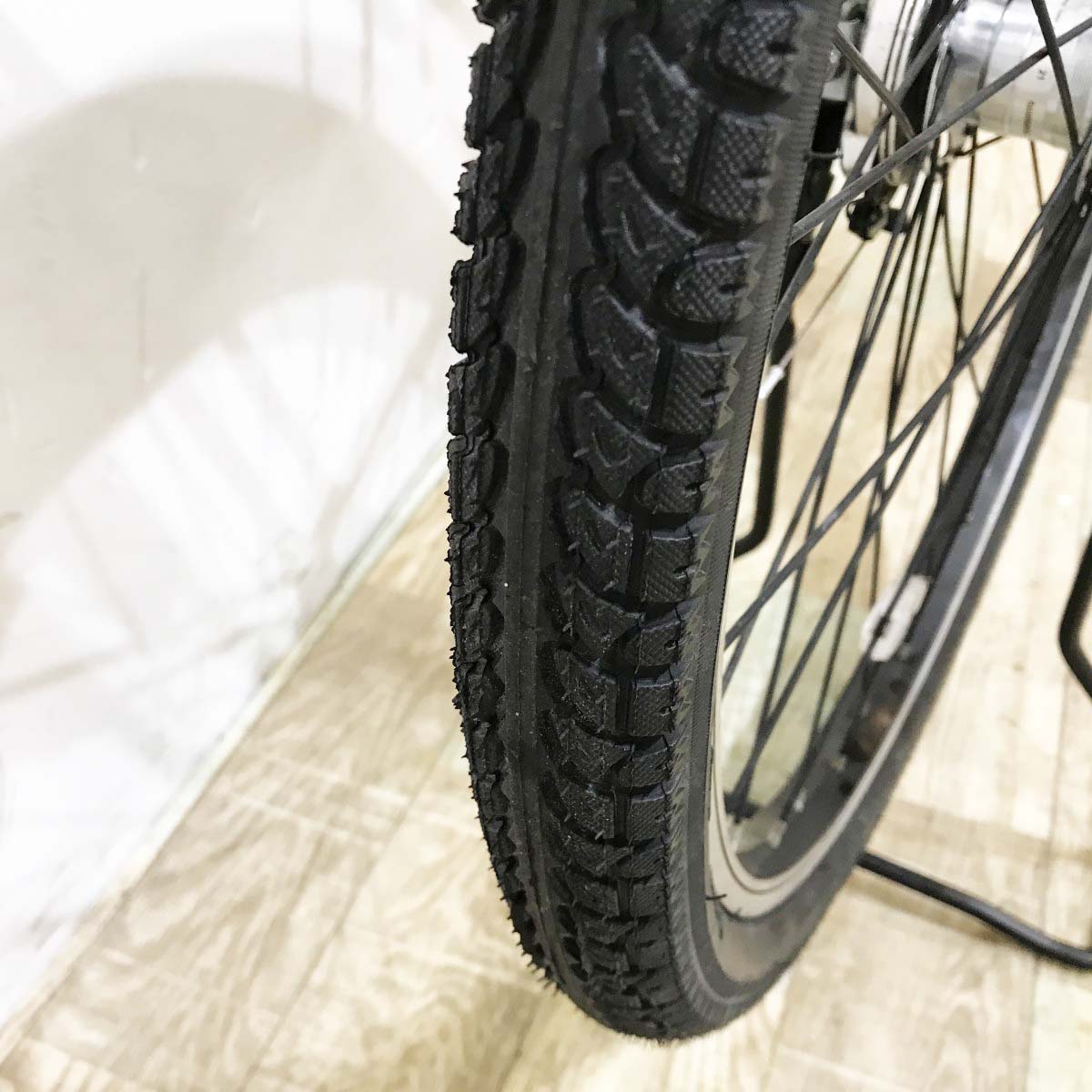 中古電動自転車 パナソニック ティモS カーキ 26インチ KJ103