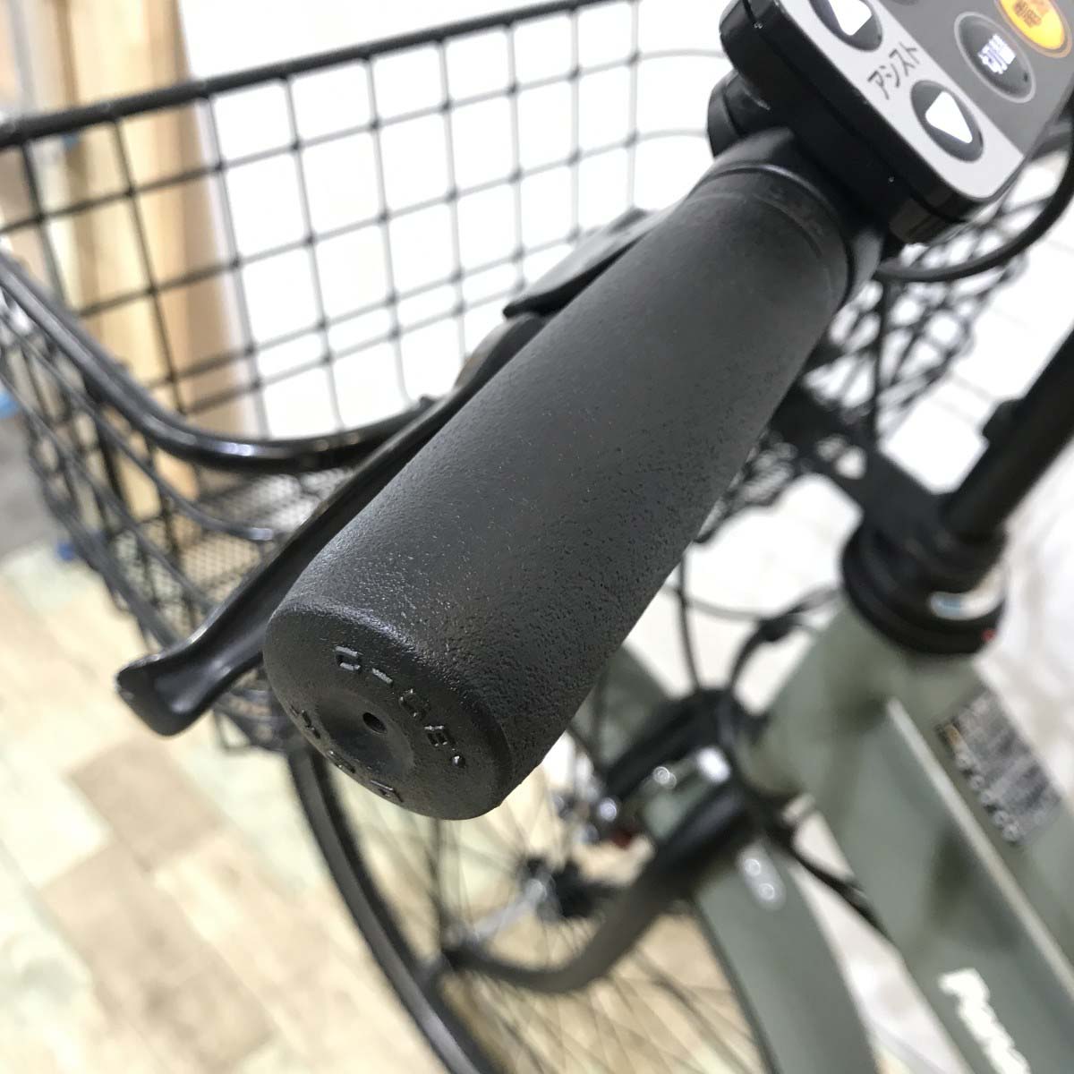 中古電動自転車 パナソニック ティモS カーキ 26インチ KJ103