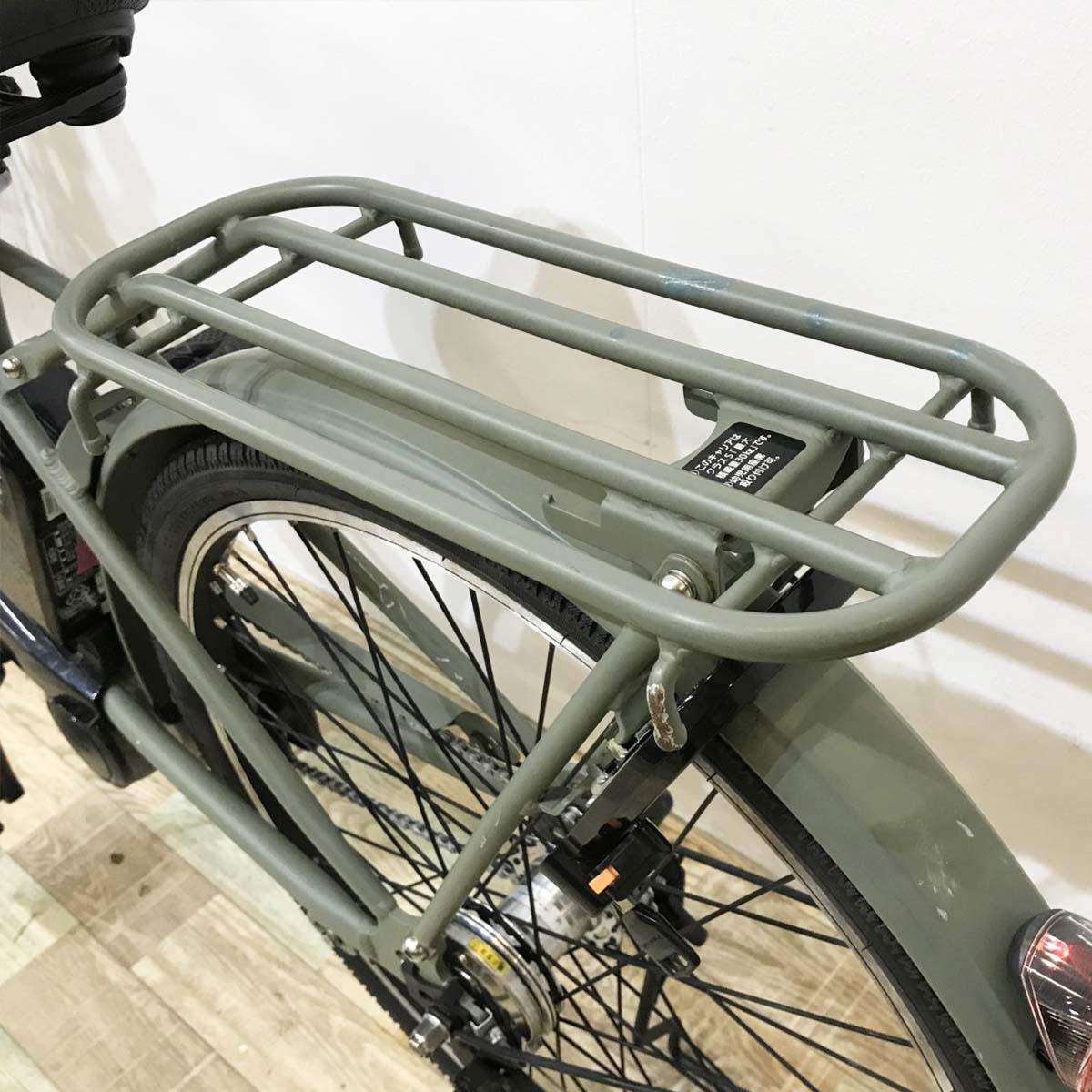 中古電動自転車 パナソニック ティモS カーキ 26インチ KJ103