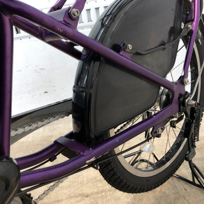 ブリヂストン アンジェリーノ プティット e パープル 20インチ YP014【中古車】