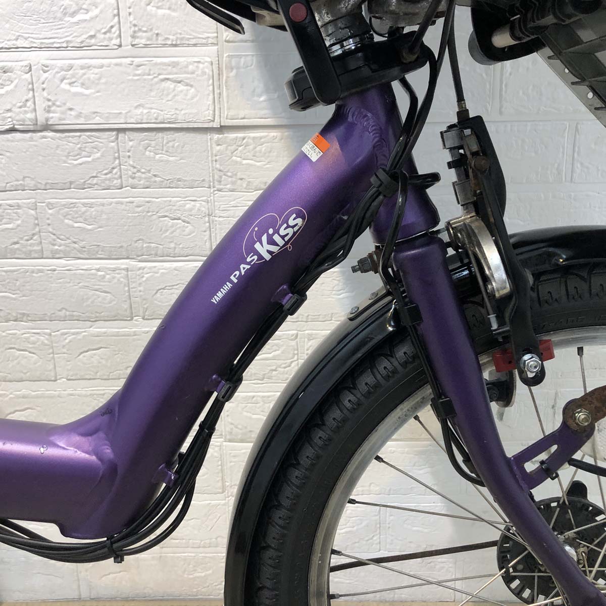 中古電動自転車 ヤマハ PAS キッスミニ パープル 20インチ YG032