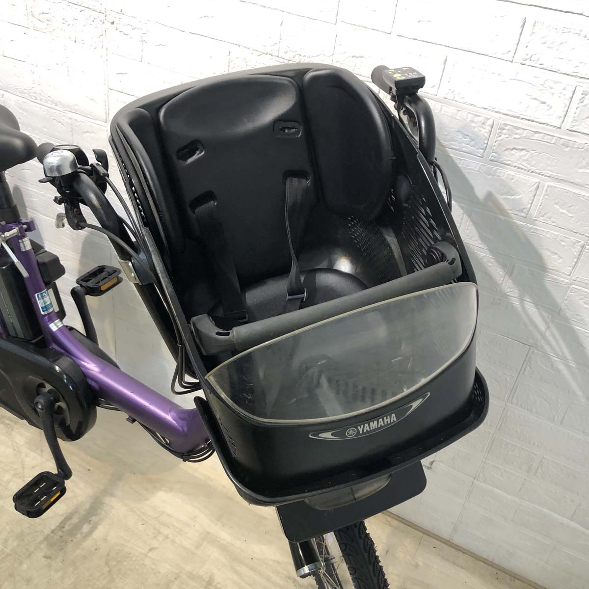 中古電動自転車 ヤマハ PAS キッスミニ パープル 20インチ YG032