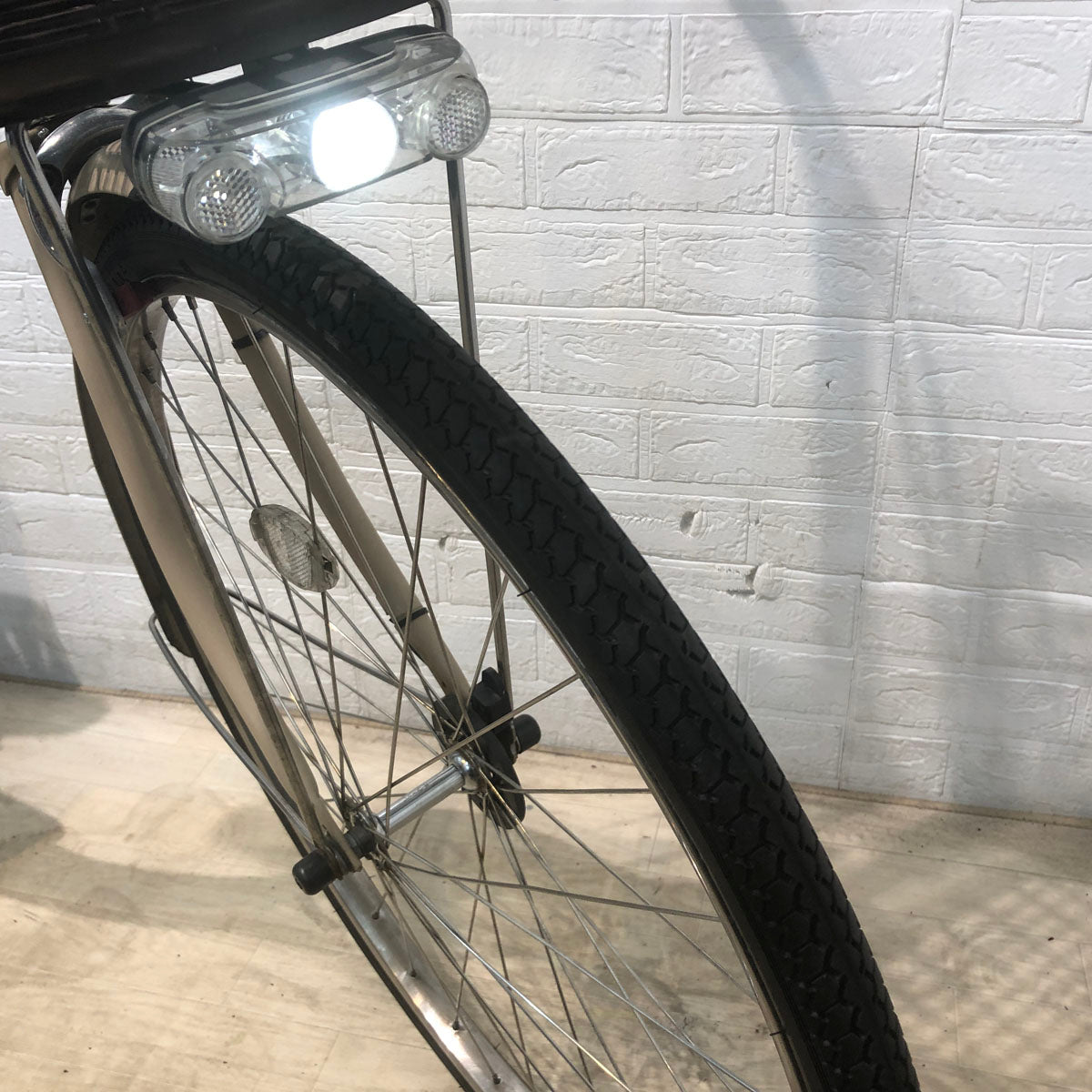 中古電動自転車 ヤマハ PAS ナチュラ L DX ベージュ 26インチ YA115