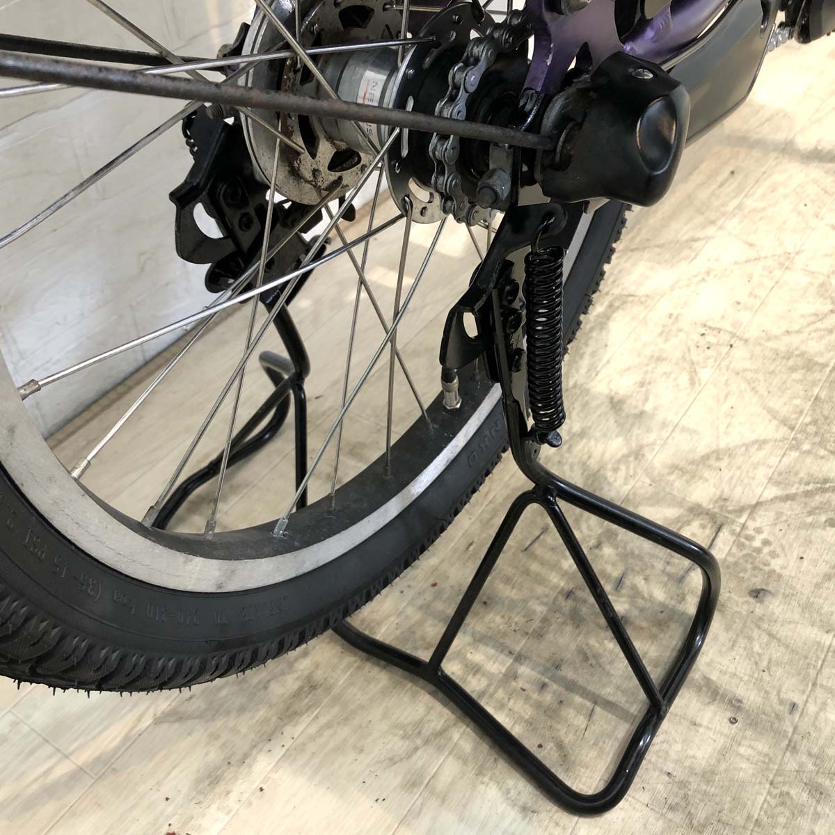 中古電動自転車 ヤマハ PAS キッスミニ パープル 20インチ YG032