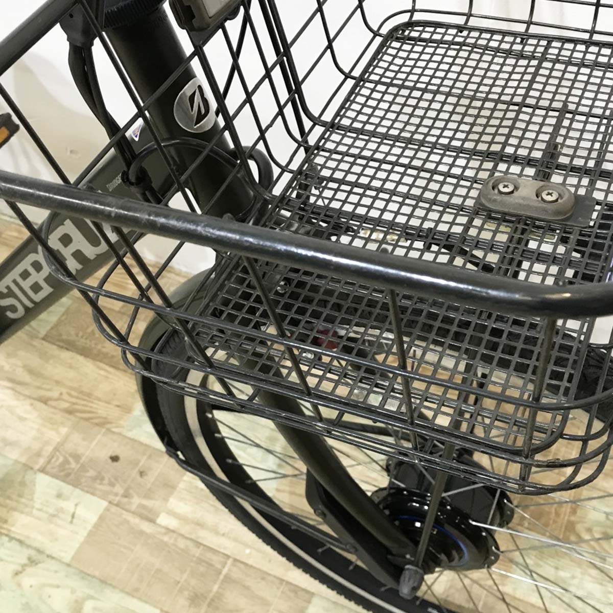 中古電動自転車 ブリヂストン ステップクルーズ カーキ 26インチ KJ104