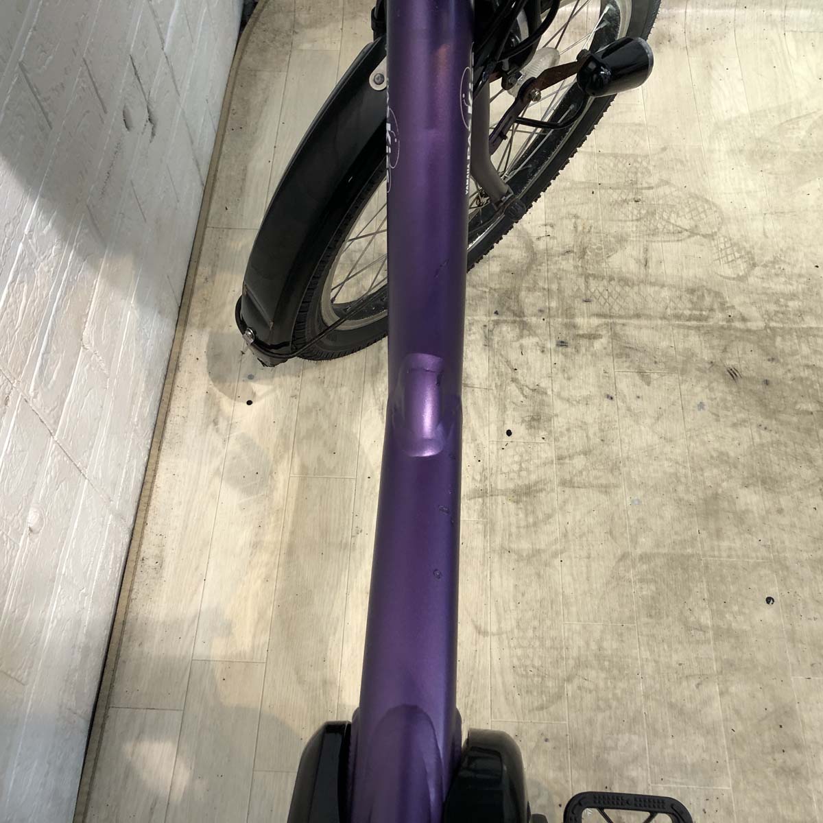 中古電動自転車 ヤマハ PAS キッスミニ パープル 20インチ YG032